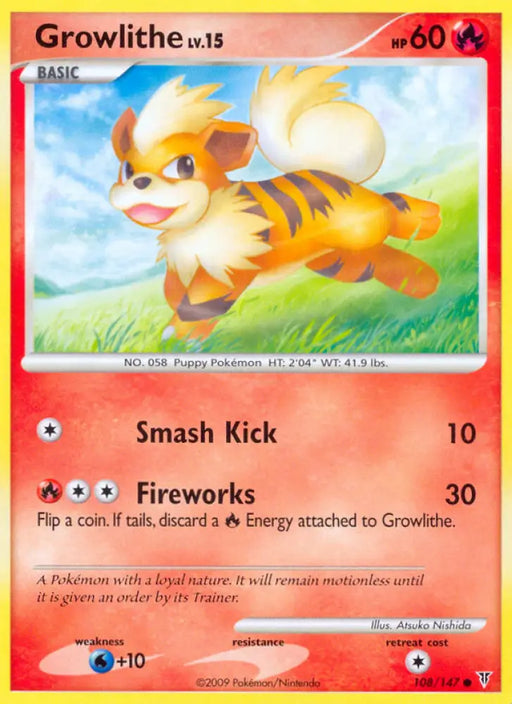 Growlithe (108/147) [Platinum: Supreme Victors] - Pokemon Single