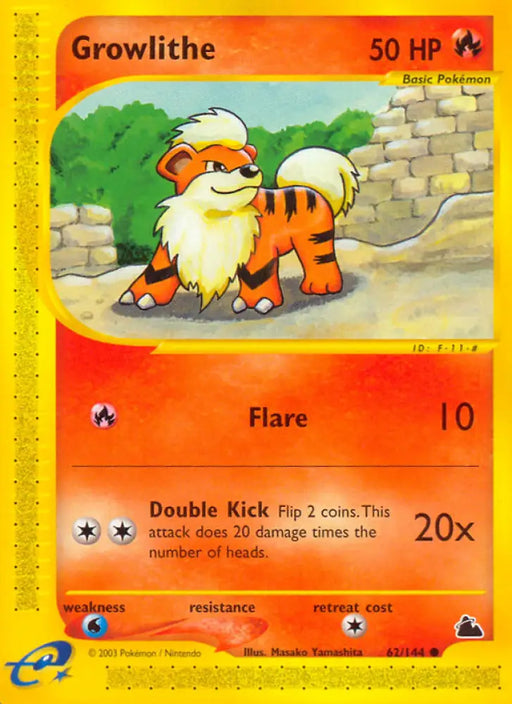 Growlithe (62/144) [Skyridge] - Pokemon Single