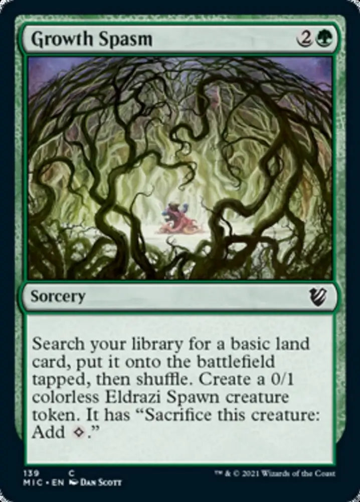 Growth Spasm [Innistrad: Midnight Hunt Commander] - MTG Single