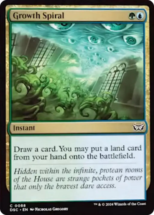 Growth Spiral [Duskmourn: House of Horror Commander] - MTG Single