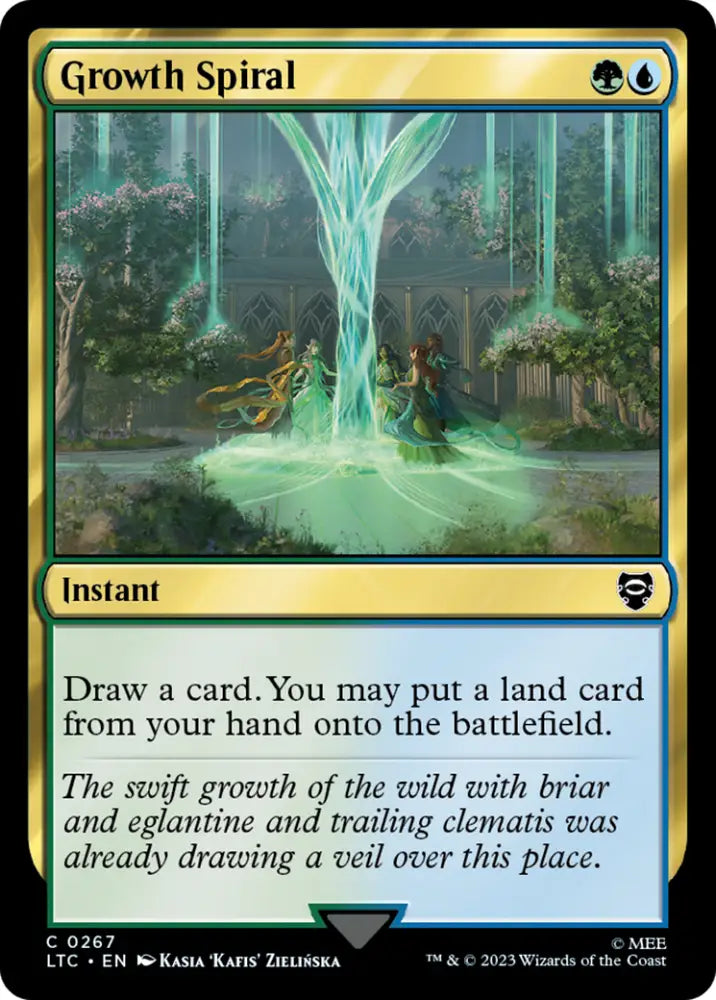 Growth Spiral [The Lord of the Rings: Tales of Middle-Earth Commander] - MTG Single