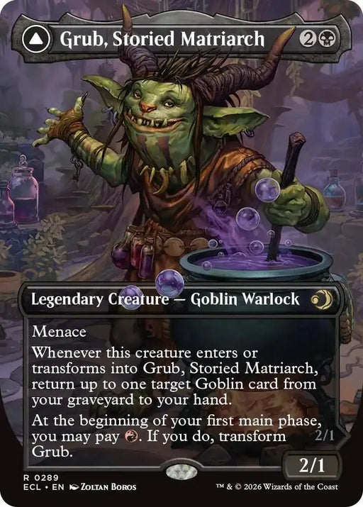 Grub, Storied Matriarch (Borderless) (289) [Lorwyn Eclipsed]