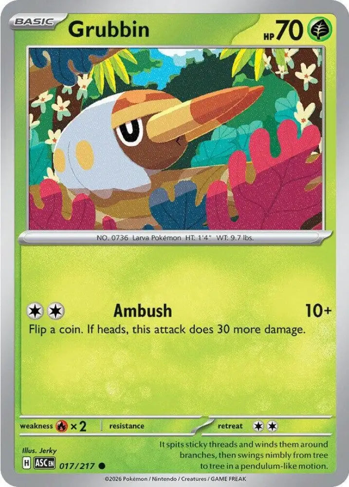 Grubbin (017/217) [ME: Ascended Heroes]