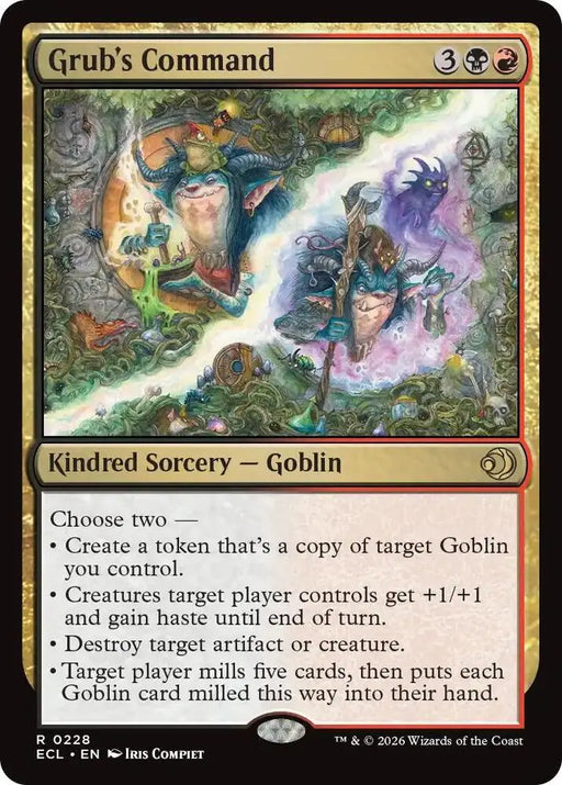 Grub's Command (228) [Lorwyn Eclipsed]