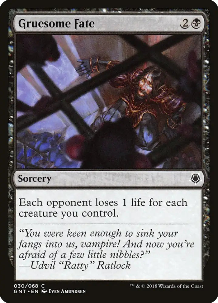 Gruesome Fate [Game Night 2018] - MTG Single