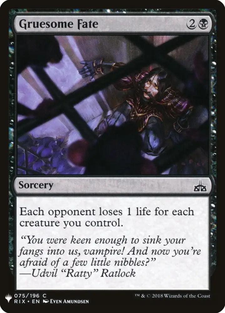 Gruesome Fate [Mystery Booster] - MTG Single