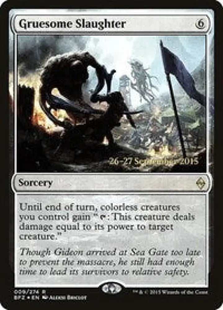 Gruesome Slaughter (9) [Prerelease Cards]