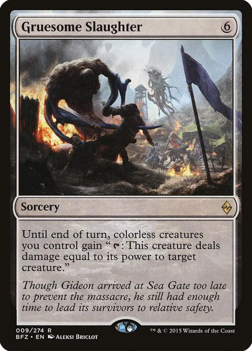Gruesome Slaughter [Battle for Zendikar] - MTG Single