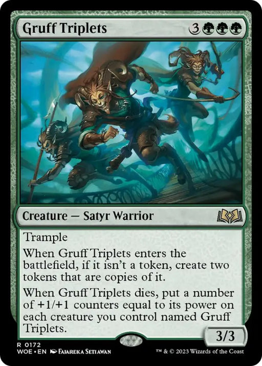 Gruff Triplets [Wilds of Eldraine] - MTG Single