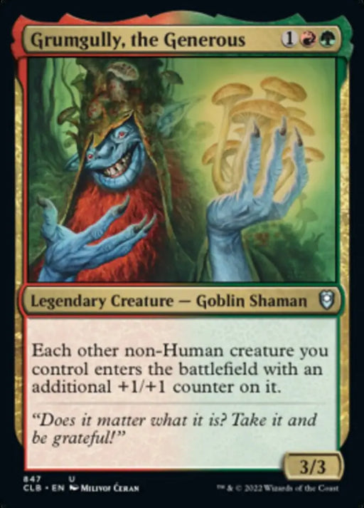 Grumgully the Generous [Commander Legends: Battle for Baldur’s Gate] - MTG Single