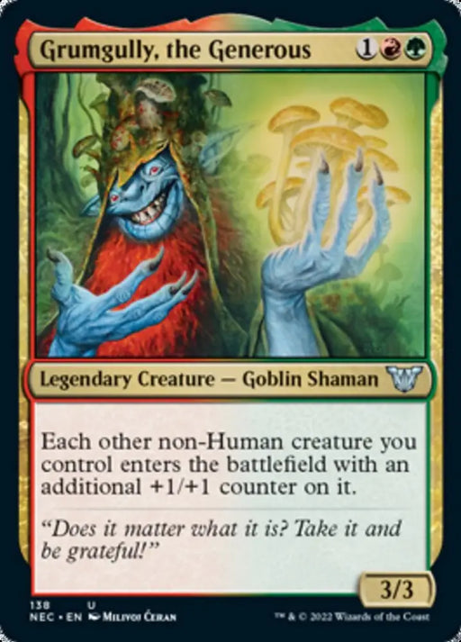 Grumgully the Generous [Kamigawa: Neon Dynasty Commander] - MTG Single