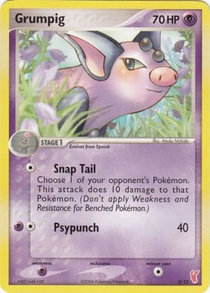 Grumpig (3/12) [EX: Trainer Kit 2 - Plusle] - Pokemon Single
