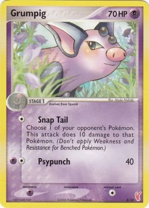 Grumpig (3/12) [EX: Trainer Kit 2 - Plusle] - Pokemon Single
