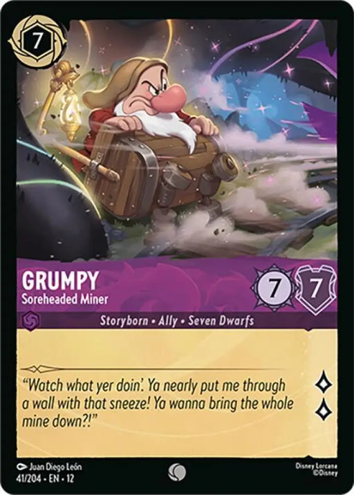 Grumpy - Soreheaded Miner (41/204) [Wilds Unknown]