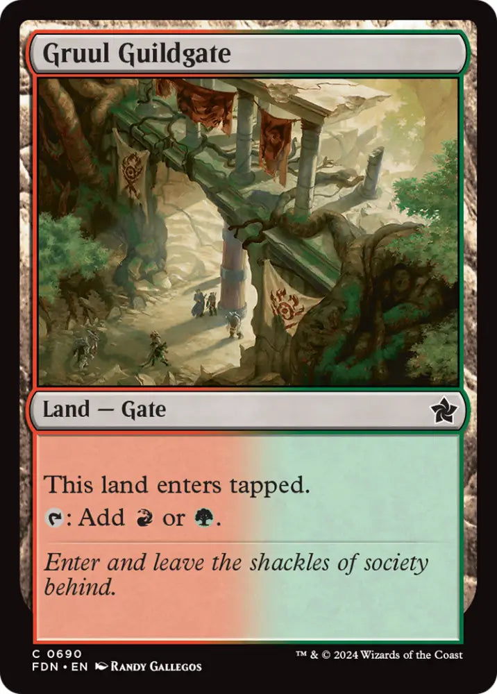 Gruul Guildgate [Foundations] - MTG Single