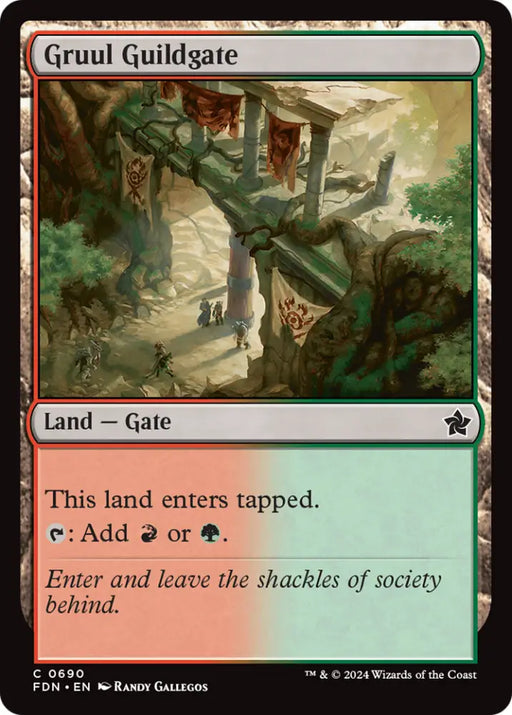 Gruul Guildgate [Foundations] - MTG Single