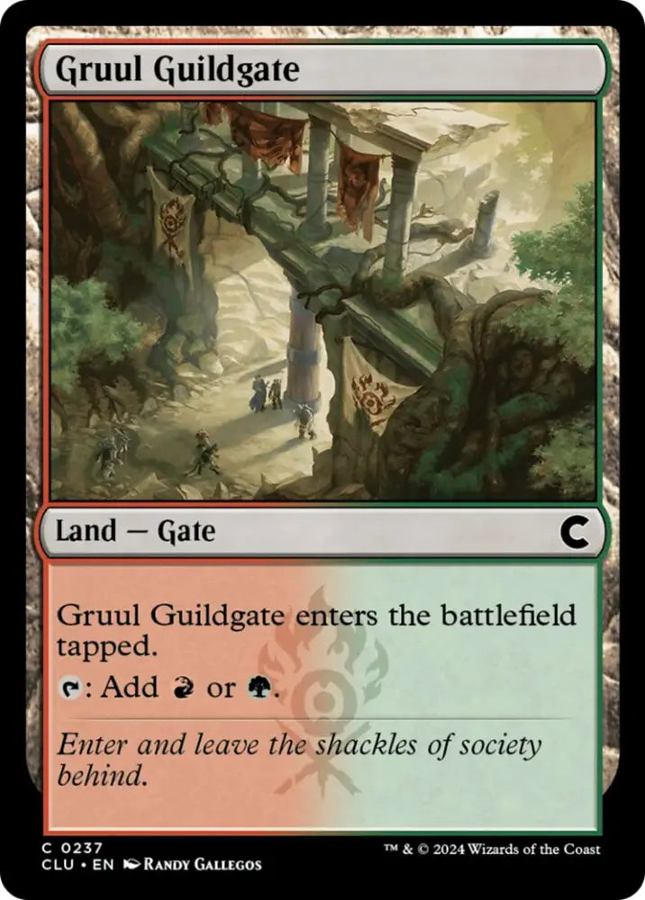 Gruul Guildgate [Ravnica: Clue Edition] - MTG Single