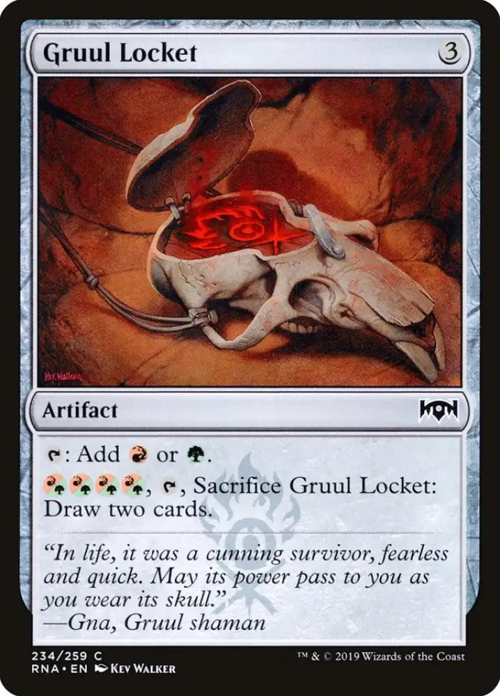Gruul Locket [Ravnica Allegiance] - MTG Single