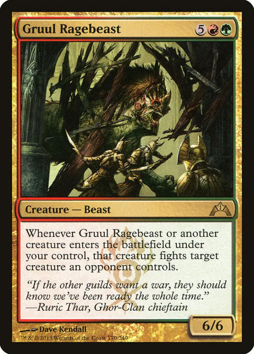 Gruul Ragebeast [Gatecrash] - MTG Single