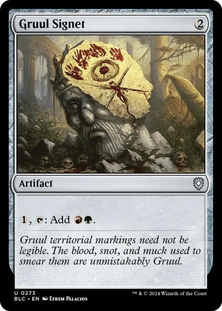 Gruul Signet [Bloomburrow Commander] - MTG Single