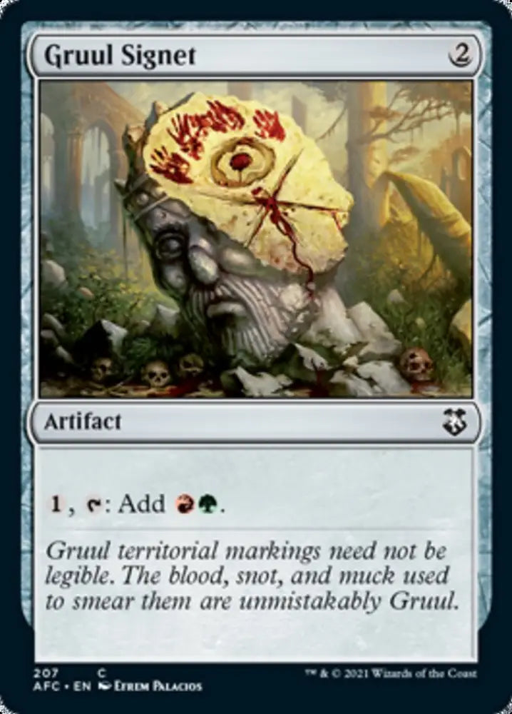 Gruul Signet [Dungeons & Dragons: Adventures in the Forgotten Realms Commander] - MTG Single