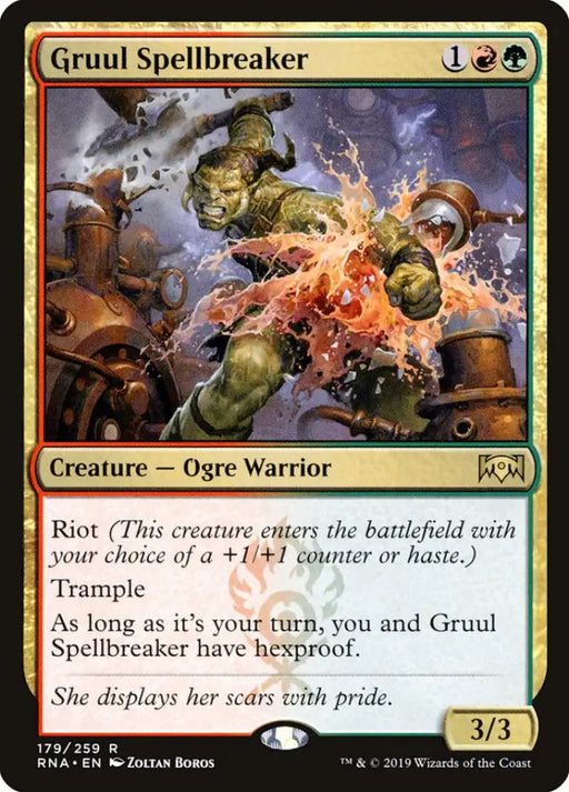 Gruul Spellbreaker [Ravnica Allegiance] - MTG Single