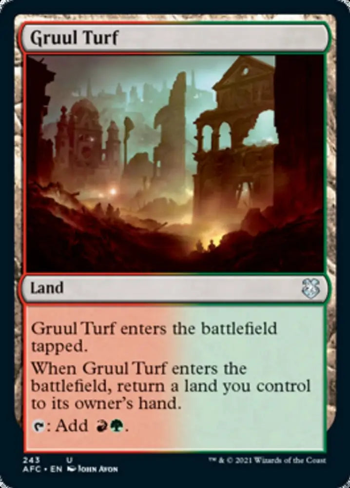 Gruul Turf [Dungeons & Dragons: Adventures in the Forgotten Realms Commander] - MTG Single