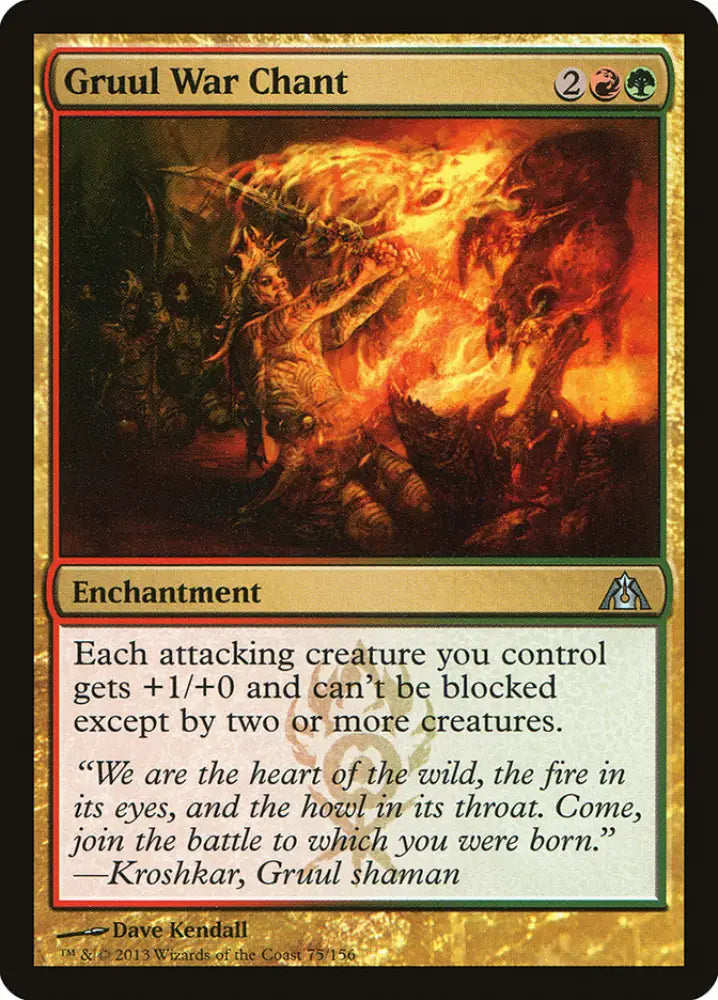 Gruul War Chant [Dragon’s Maze] - MTG Single