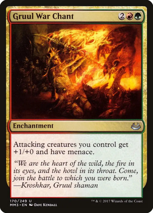 Gruul War Chant [Modern Masters 2017] - MTG Single