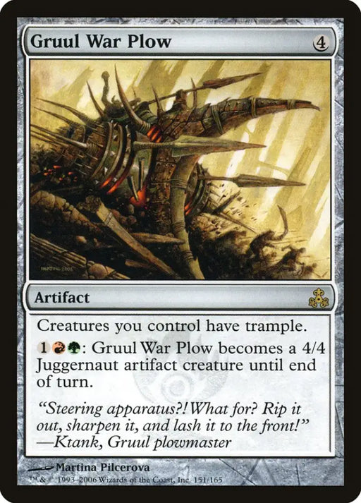 Gruul War Plow [Guildpact] - MTG Single