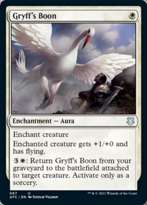 Gryff’s Boon [Dungeons & Dragons: Adventures in the Forgotten Realms Commander] - MTG Single