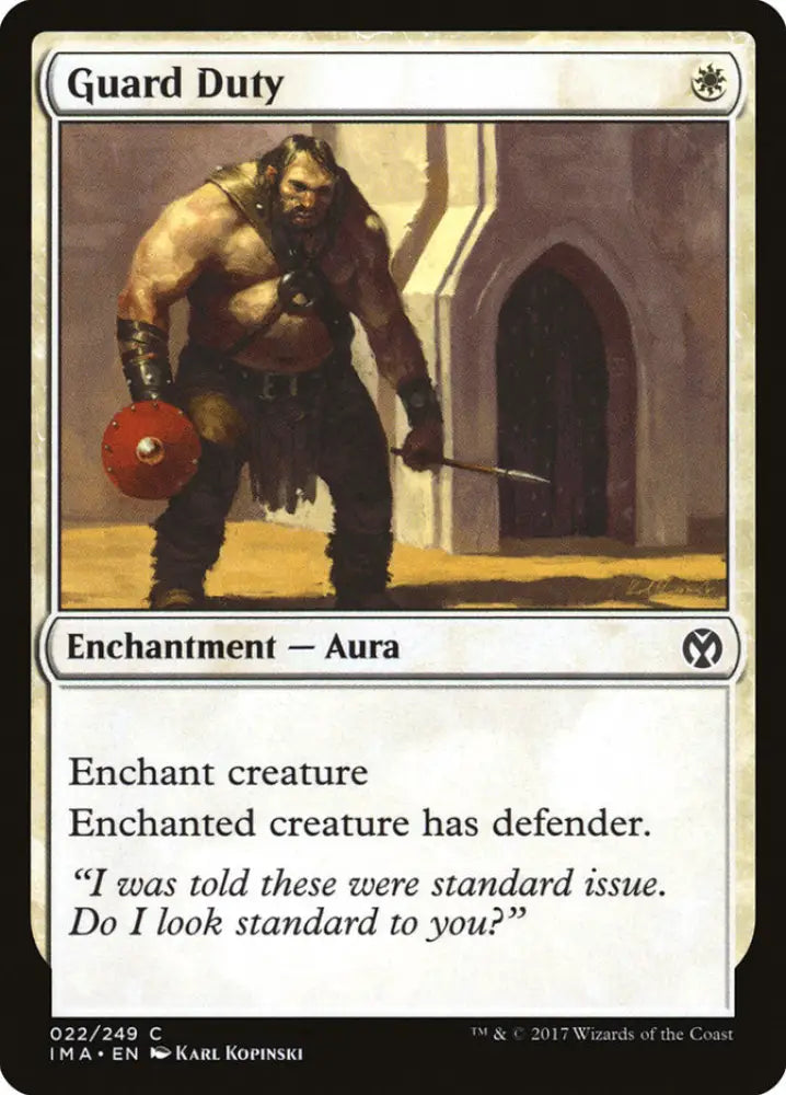 Guard Duty [Iconic Masters] - MTG Single