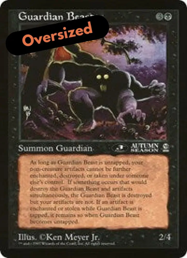 Guardian Beast (Oversized) [Oversize Cards] - MTG Single