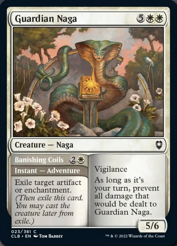 Guardian Naga // Banishing Coils [Commander Legends: Battle for Baldur’s Gate] - MTG Single