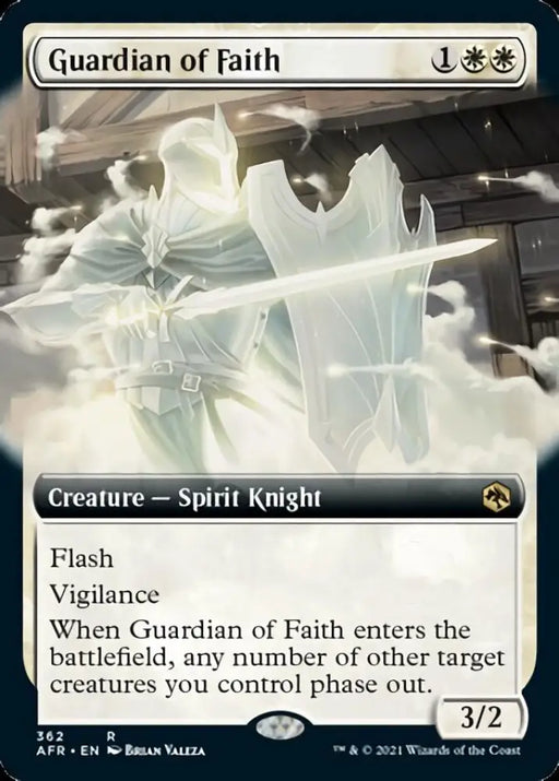 Guardian of Faith (Extended Art) [Dungeons & Dragons: Adventures in the Forgotten Realms] - MTG Single