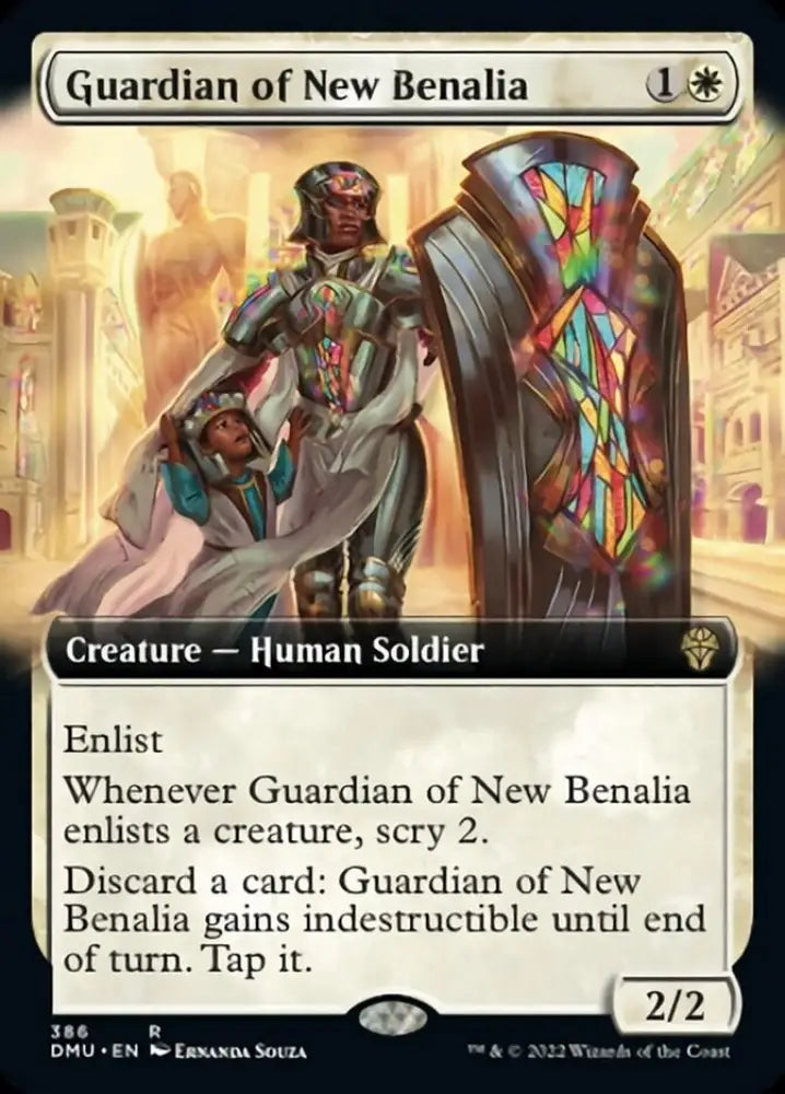 Guardian of New Benalia (Extended Art) [Dominaria United] - MTG Single