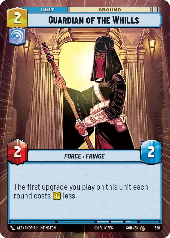 Guardian of the Whills (Hyperspace) (326) [Spark of Rebellion] - Star Wars: Unlimited Single