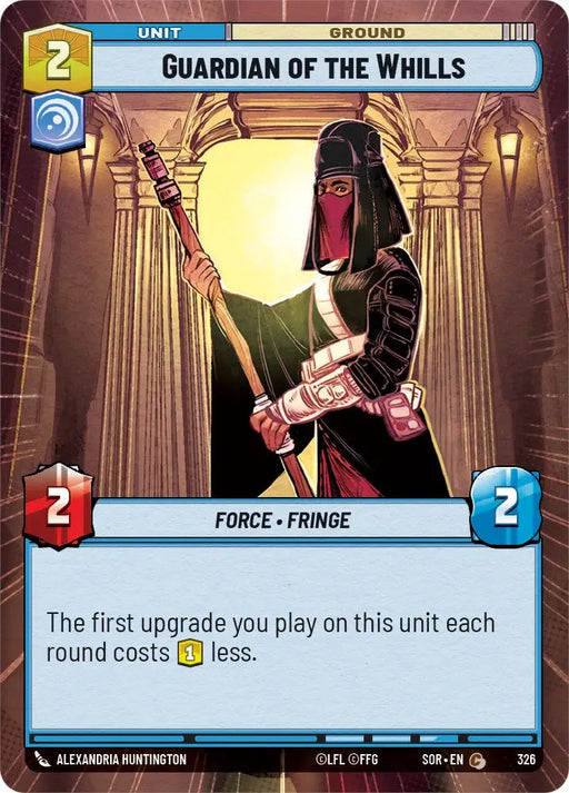 Guardian of the Whills (Hyperspace) (326) [Spark of Rebellion] - Star Wars: Unlimited Single
