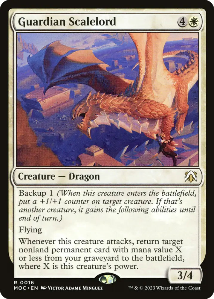 Guardian Scalelord [March of the Machine Commander] - MTG Single