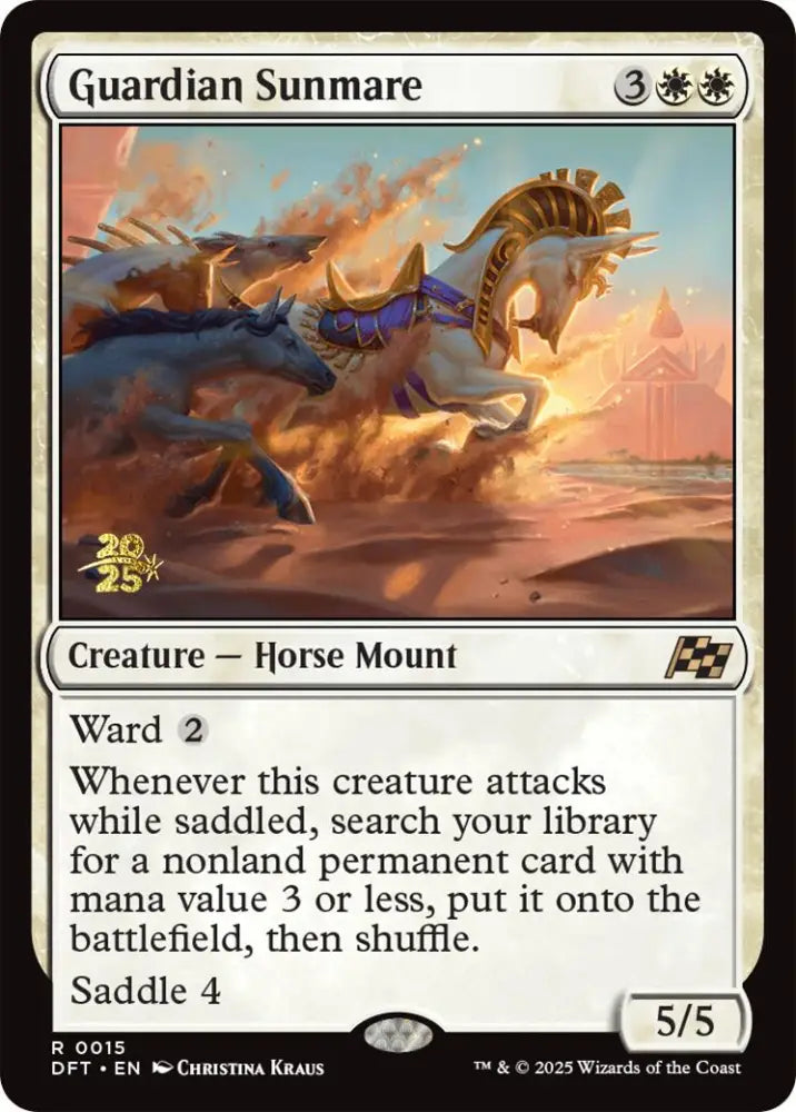 Guardian Sunmare [Aetherdrift Prerelease Promos] - MTG Single