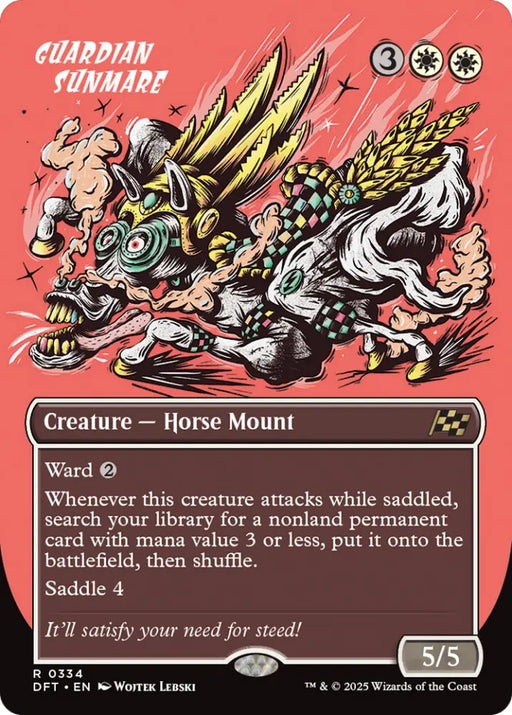 Guardian Sunmare (Borderless) [Aetherdrift] - MTG Single