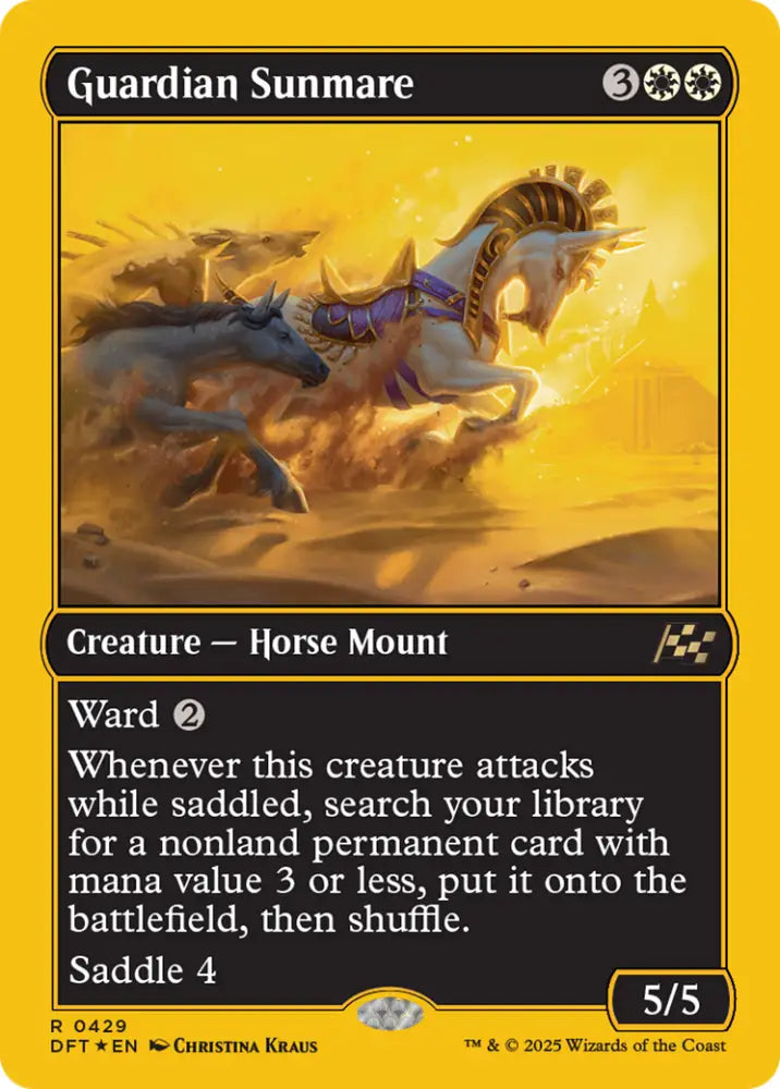 Guardian Sunmare (First-Place Foil) [Aetherdrift] - MTG Single
