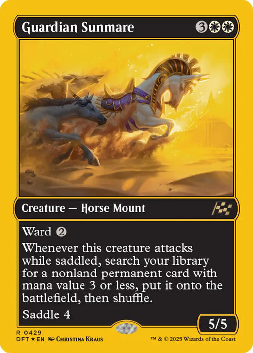 Guardian Sunmare (First-Place Foil) [Aetherdrift] - MTG Single