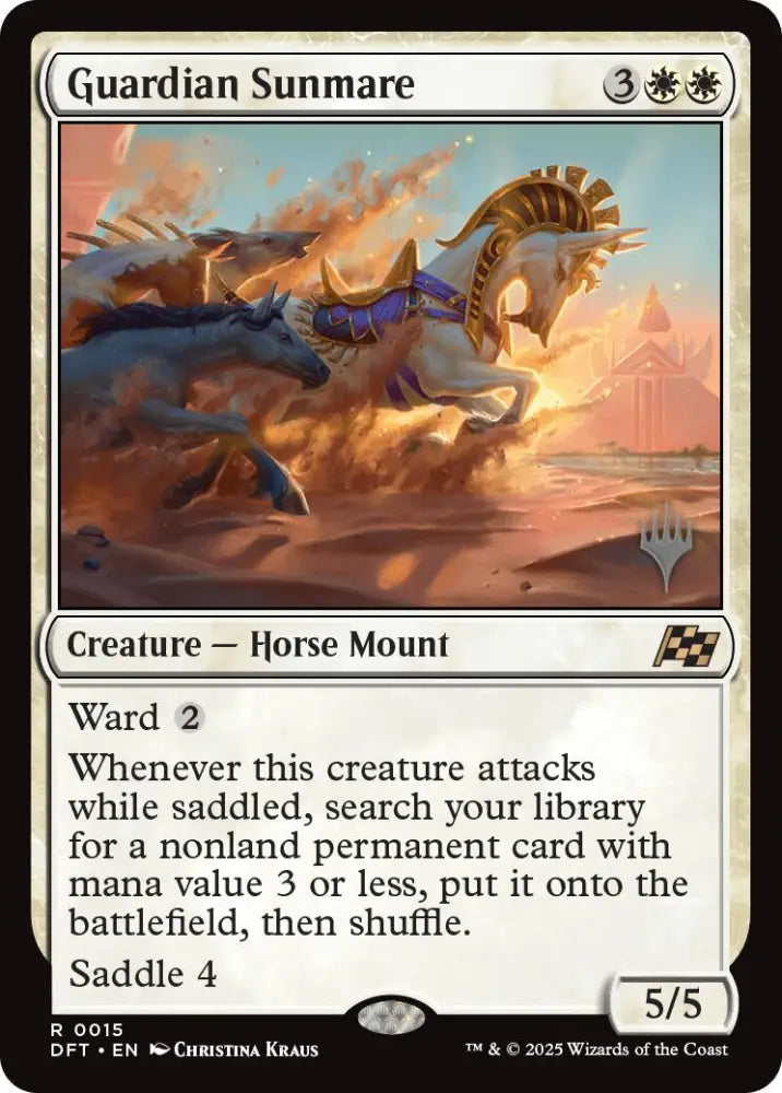 Guardian Sunmare (Promo Pack) [Aetherdrift Promos] - MTG Single