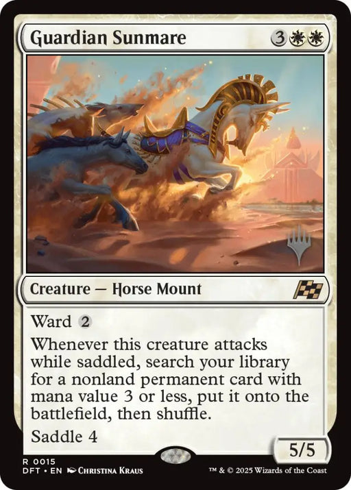 Guardian Sunmare (Promo Pack) [Aetherdrift Promos] - MTG Single