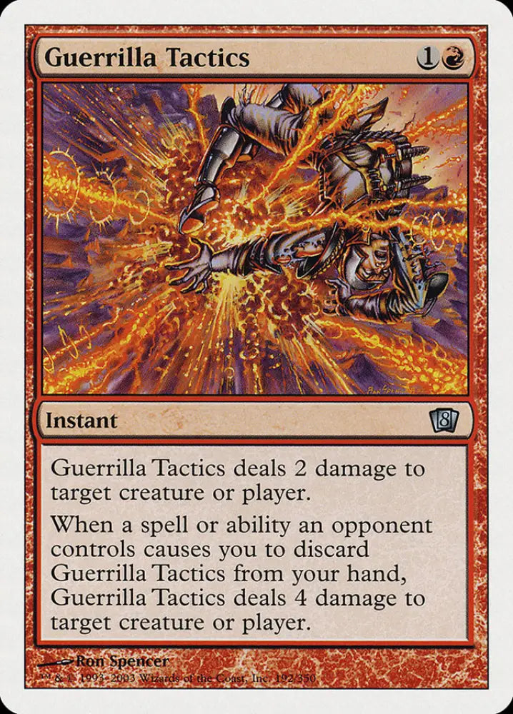 Guerrilla Tactics (192) [Eighth Edition] - MTG Single