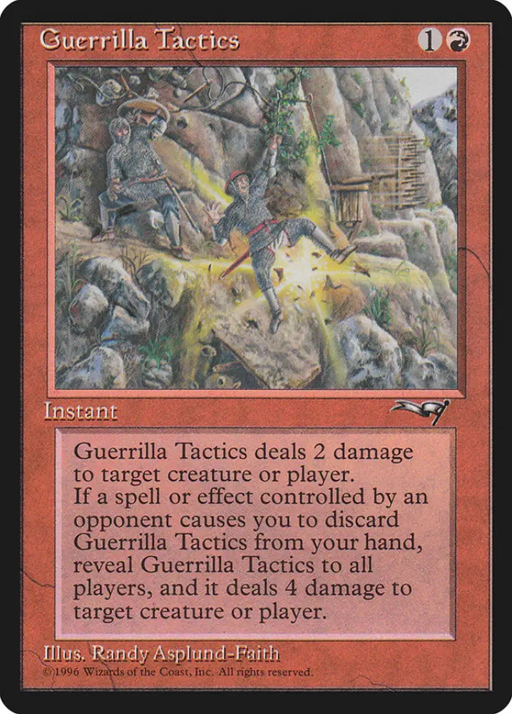 Guerrilla Tactics (Falling) [Alliances] - MTG Single