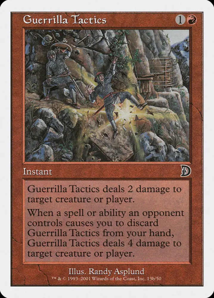 Guerrilla Tactics (Falling) [Deckmasters] - MTG Single