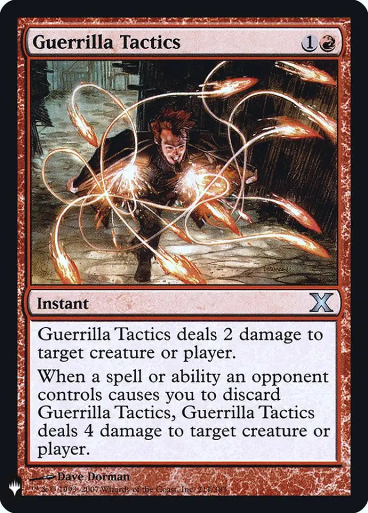 Guerrilla Tactics [Mystery Booster] - MTG Single