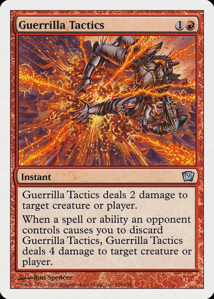 Guerrilla Tactics [Ninth Edition] - MTG Single